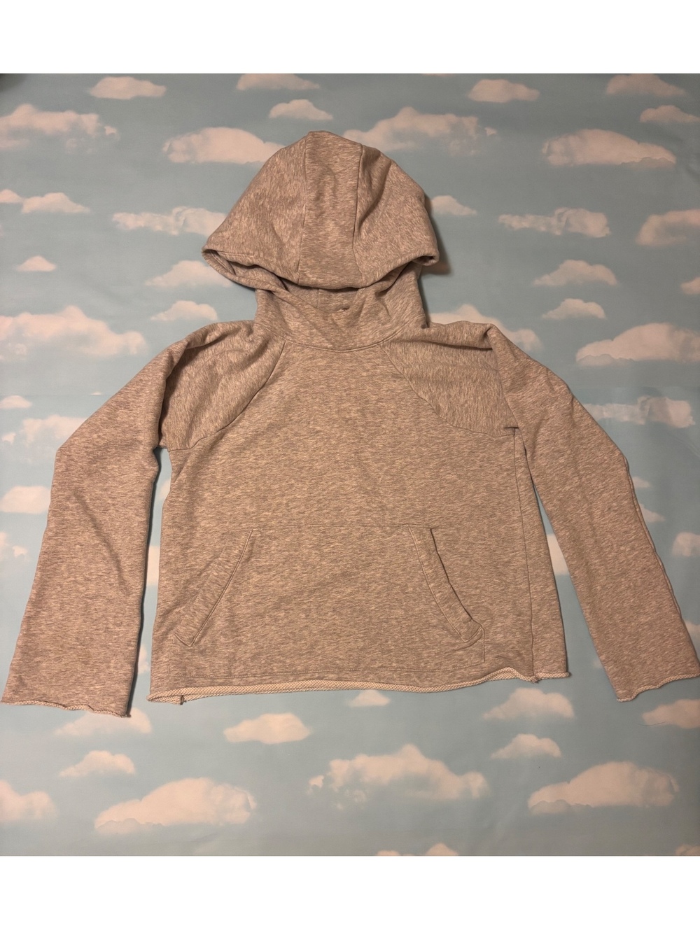 Athleta Women's Gray Pullover Hoodie Sweatshirt Size S